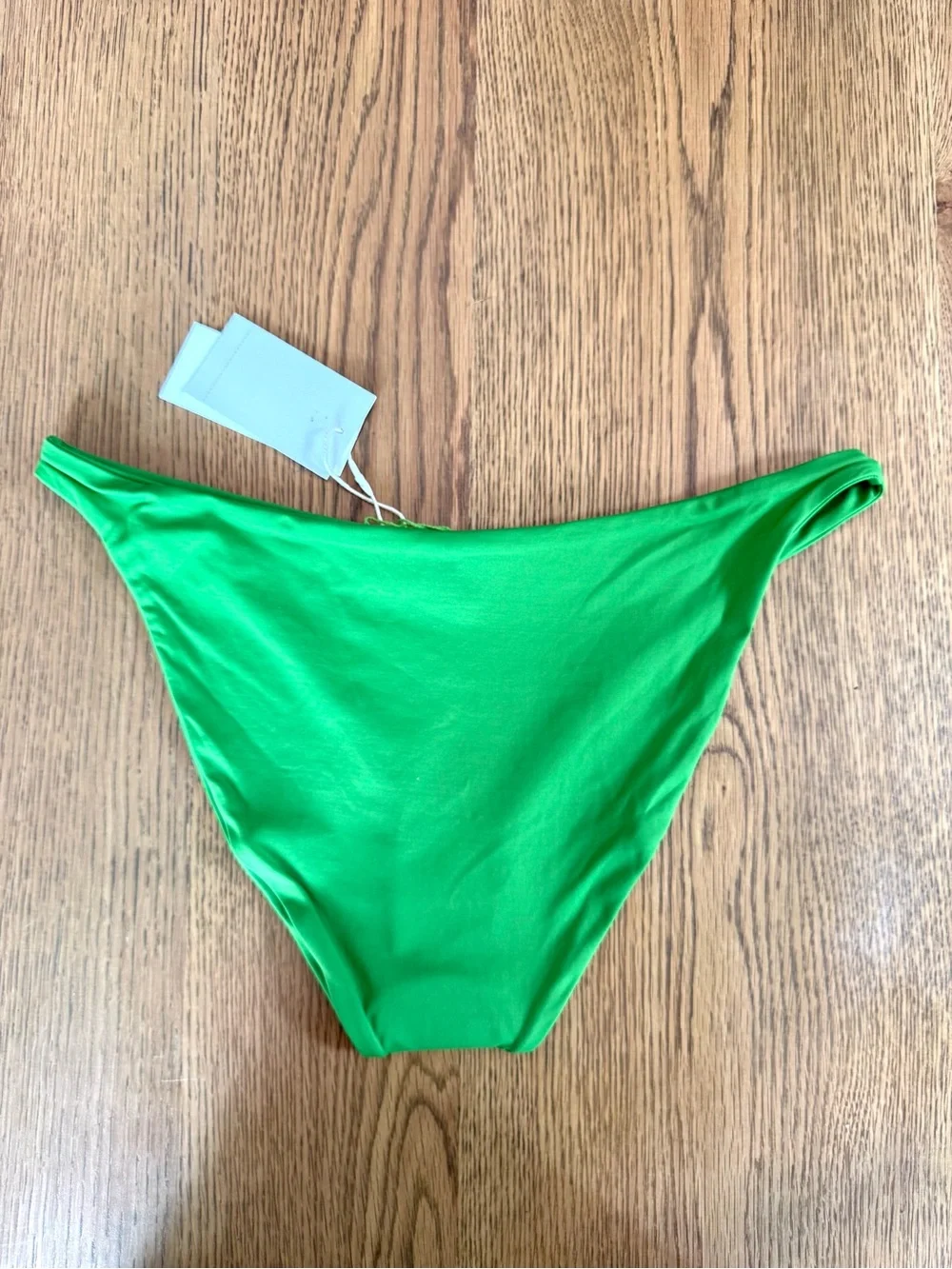 L*Space Camacho Bikini Bottom Full Cut Green Size M NWT